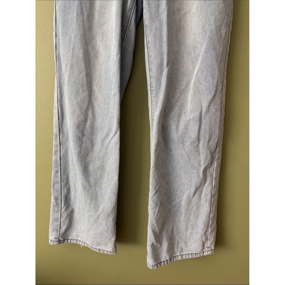 That's So Fetch Low Rise Baggy Fit Wide Leg Cotton Jeans Light Wash Sz US 2 - Picture 4 of 7